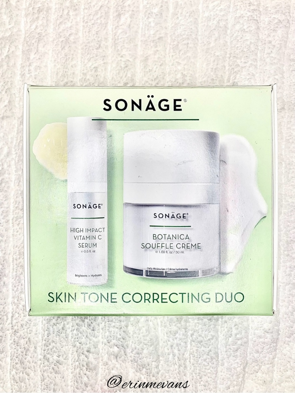 Sonage Skin Tone Correcting Duo Full Size New